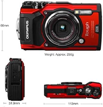 Amazon Canada: OLYMPUS TG-5 Red 12 Million Pixel CMOS F2.0 15m