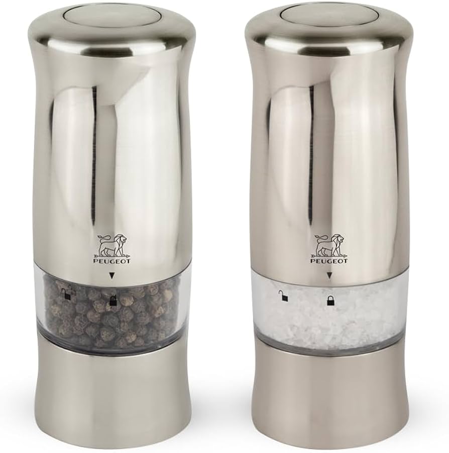 Amazon.com: Peugeot - Zeli Electric Salt and Pepper Mill Set