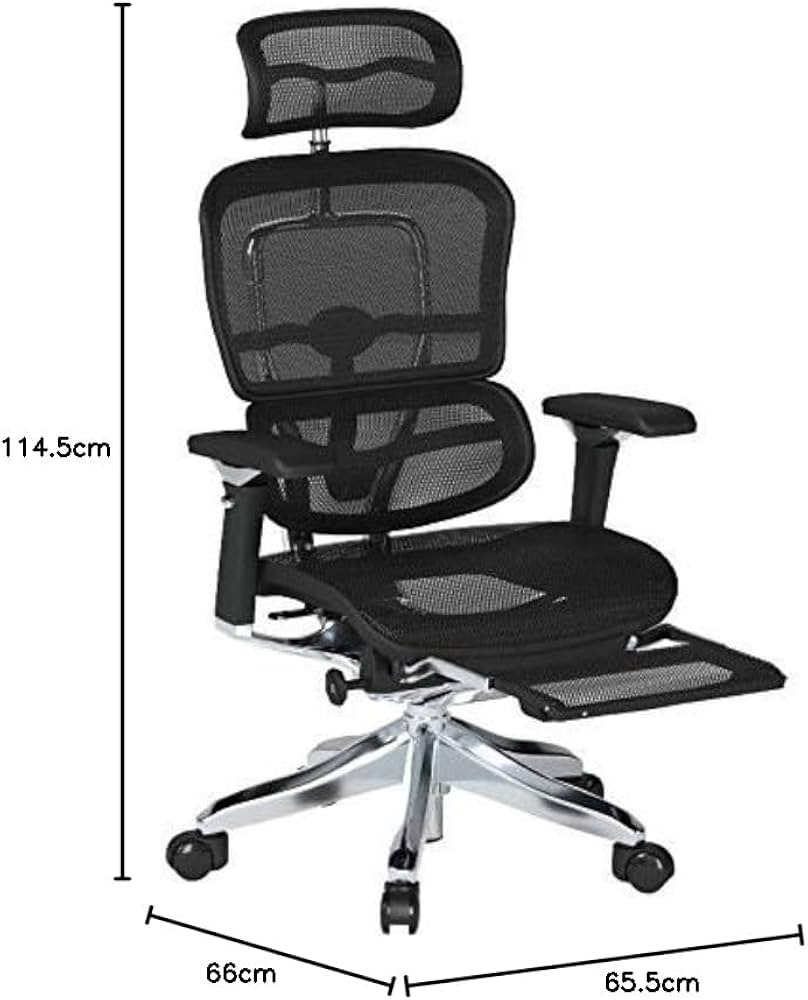 Amazon | エルゴヒューマン オフィスチェア プロ ブラック オットマン
