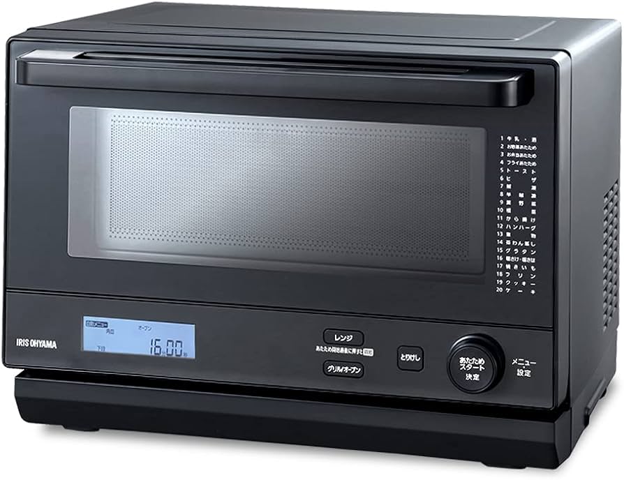 Amazon | アイリスオーヤマ スチームオーブンレンジ 18L フラット