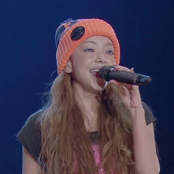 Amazon.co.jp: 安室奈美恵 FEEL ツアーグッズ 2013 ニット帽 オレンジ