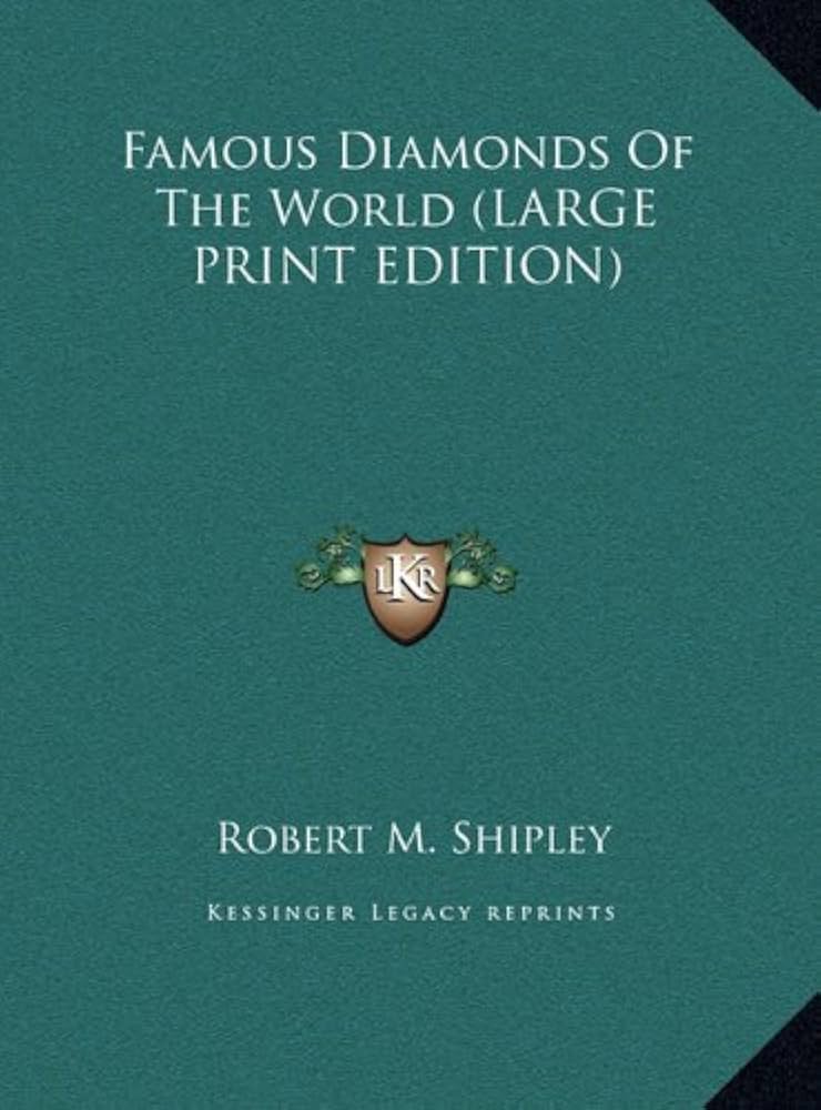 Amazon.co.jp: Famous Diamonds Of The World (LARGE PRINT EDITION) : 本