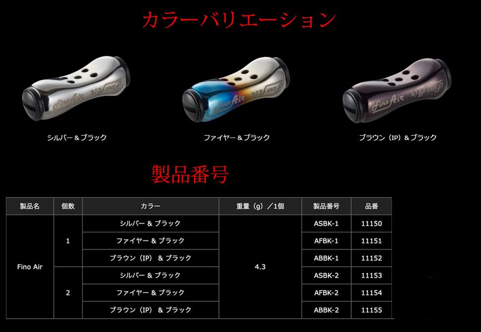 Amazon | リブレ(LIVRE) 11150 フィーノ エアー シマノ&ダイワ用 ノブ