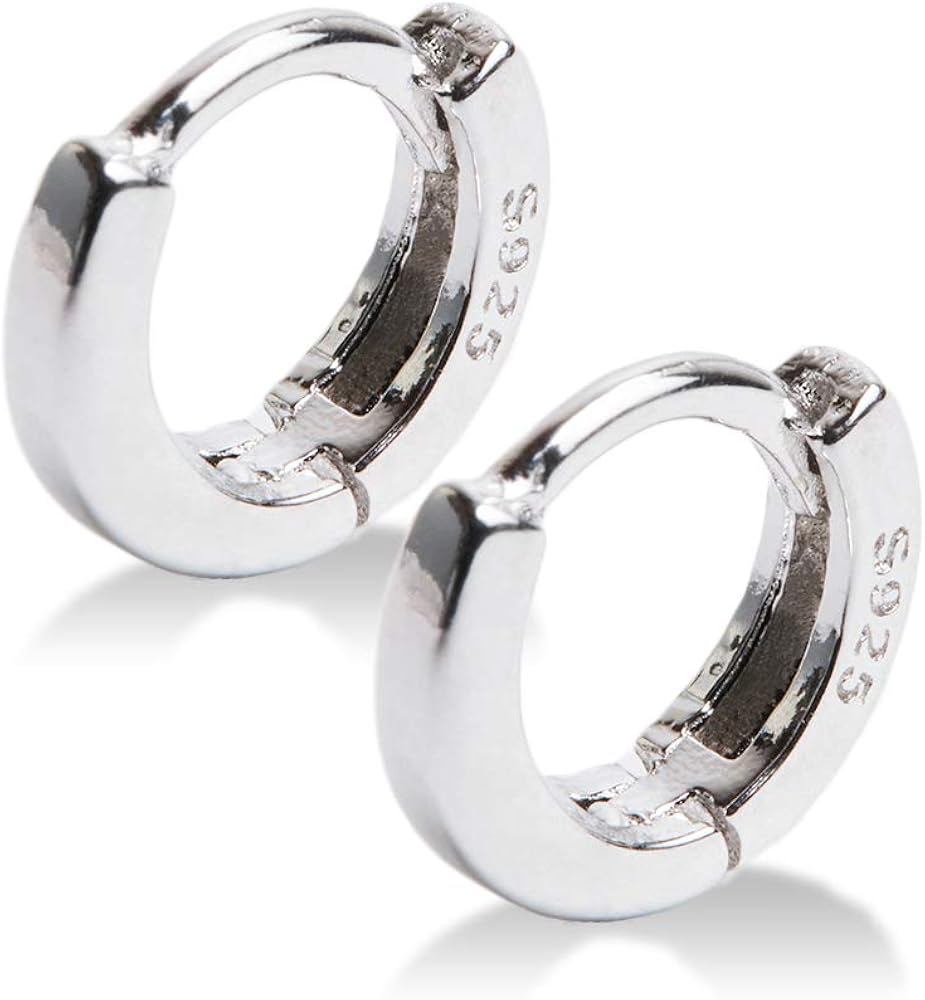 Amazon | [Puente] silver925 刻印あり 10mm 18G ピアス シルバー925