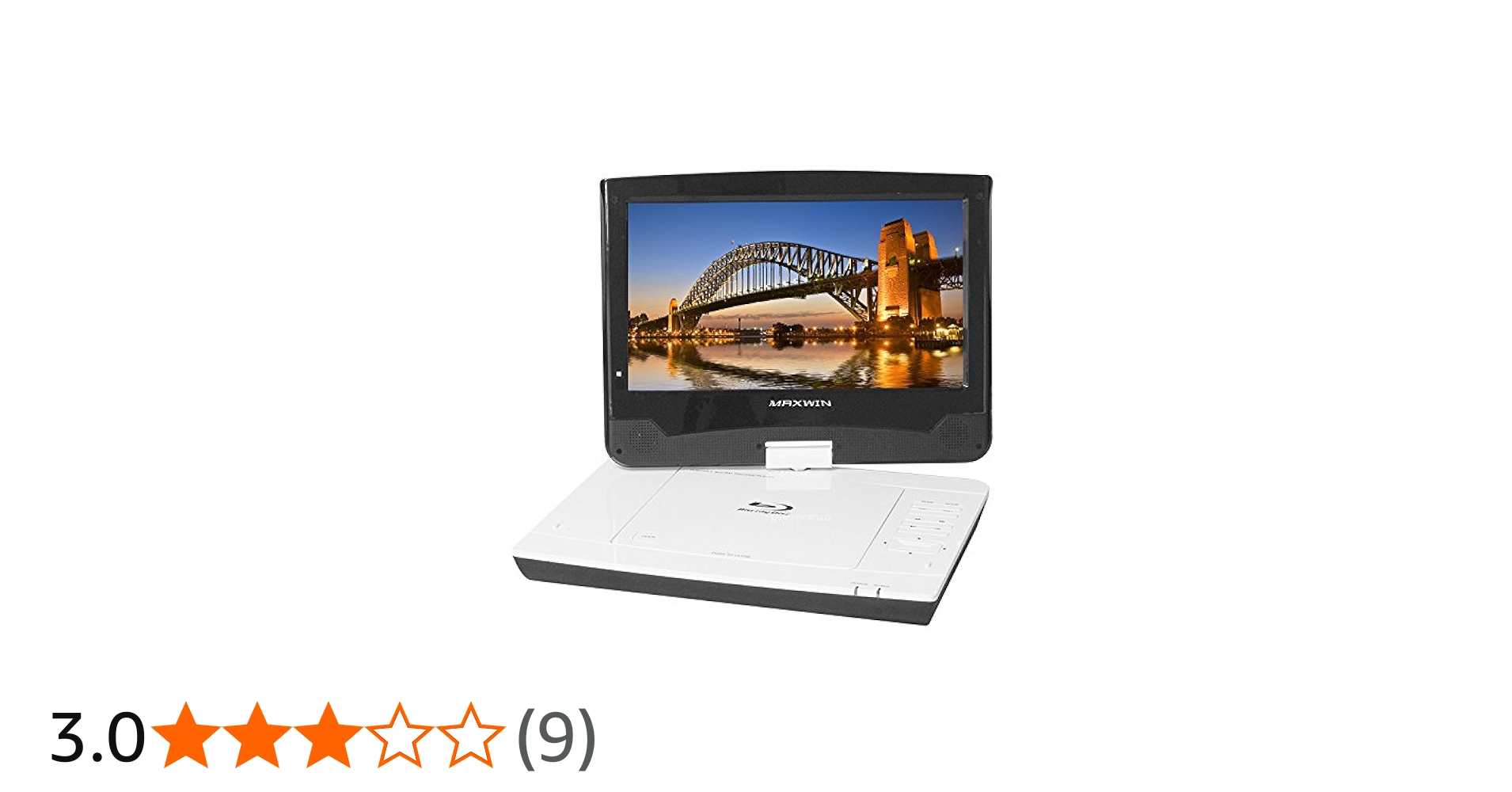 Amazon | ポータブル ブルーレイプレーヤー Blu-ray 10.1インチ DVD