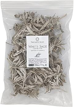 Amazon | 無農薬 ホワイトセージ 枝付き (クラスター) 約100g