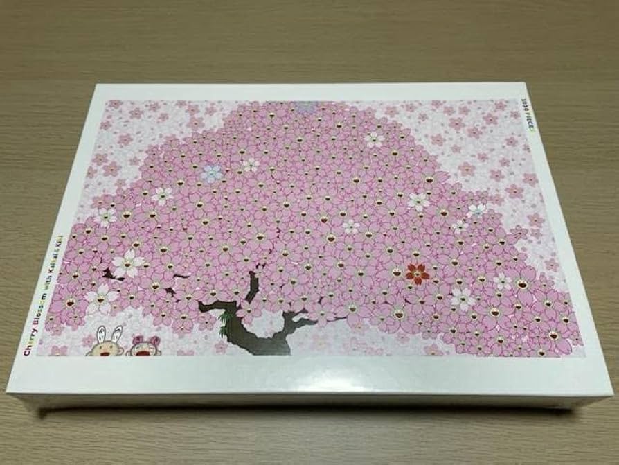 Amazon.co.jp: ！村上隆 桜とカイカイキキ ジグソーパズル 1050ピース