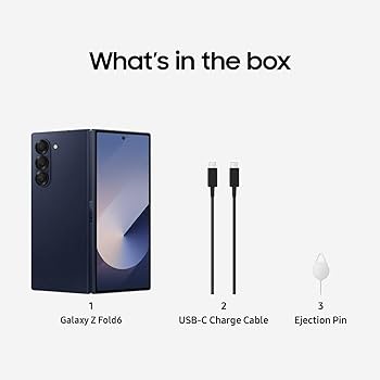 Amazon.com: Samsung Galaxy Z Fold 6, 512GB Unlocked Android