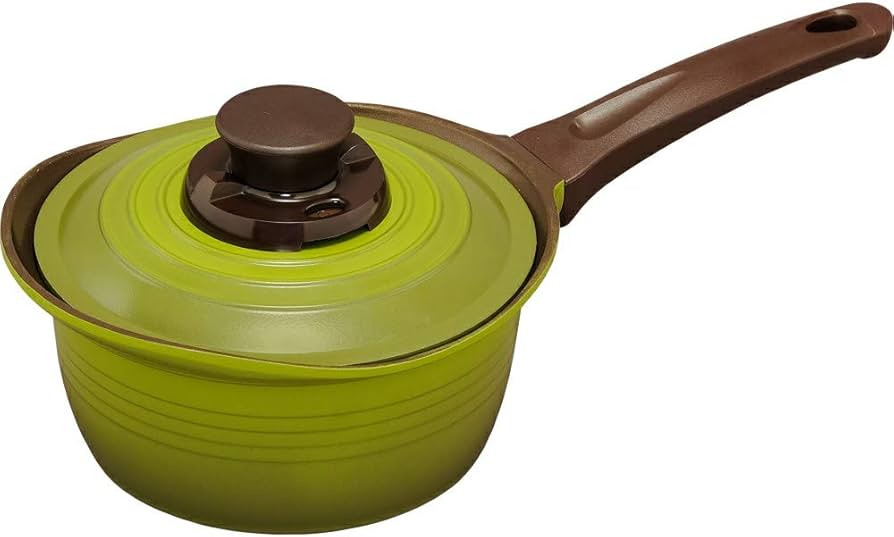 Amazon.co.jp: 鍋 片手鍋 無加水鍋 18cm IH ガス火対応 セラミック