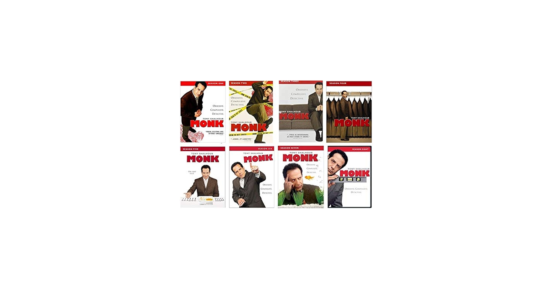 Amazon.com: Monk: The Complete Series Seasons 1-8 : Movies & TV