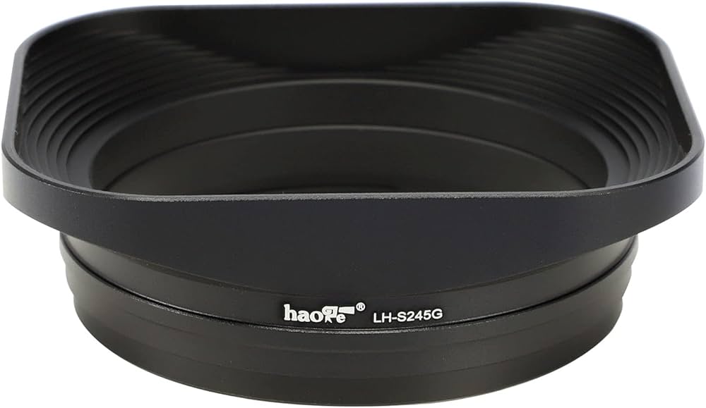 Amazon | Haogeレンズフードメタルスクエアバヨネット にとって に適用