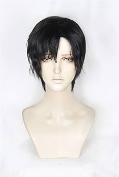 Amazon.co.jp: Cosplay wig 名探偵コナン赤井秀一黒ショートコスプレ