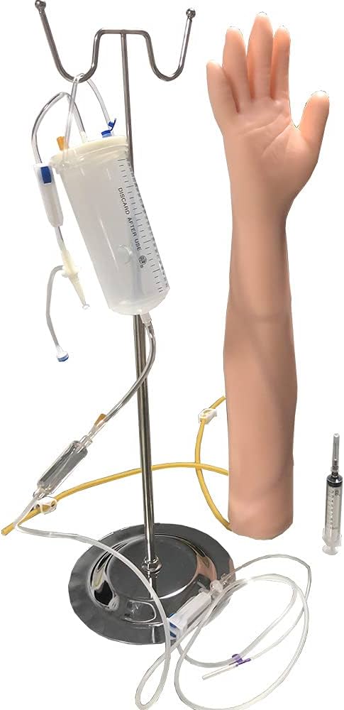 Amazon.co.jp: 静脈注射練習 注射アームモデル 採血練習 静脈注射用