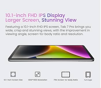 Blackview Tab 7 Pro 10.1'' FHD+ Android 12 Touch Tablet, Octa Core