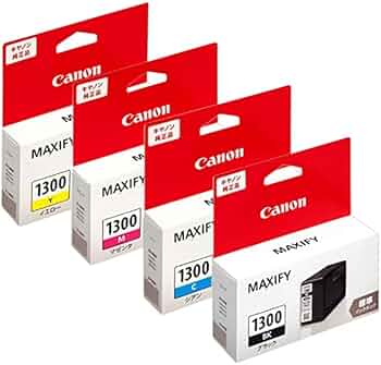 Amazon.co.jp: 【純正品4色セット】キヤノン インクタンク PGI-1300 4