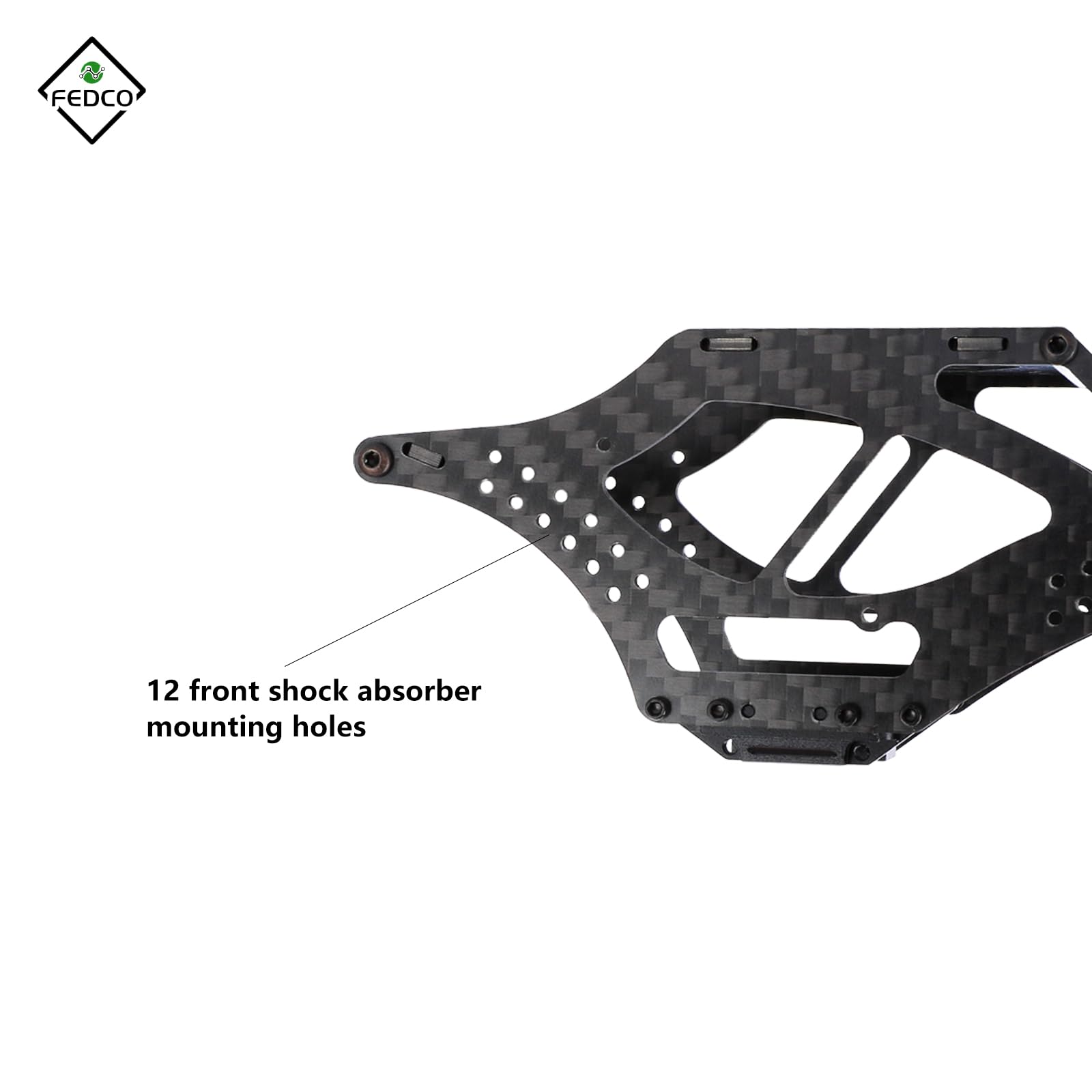 Amazon.com: FEDCO SCX24 LCG Chassis Carbon Fiber Chassis Frame Kit