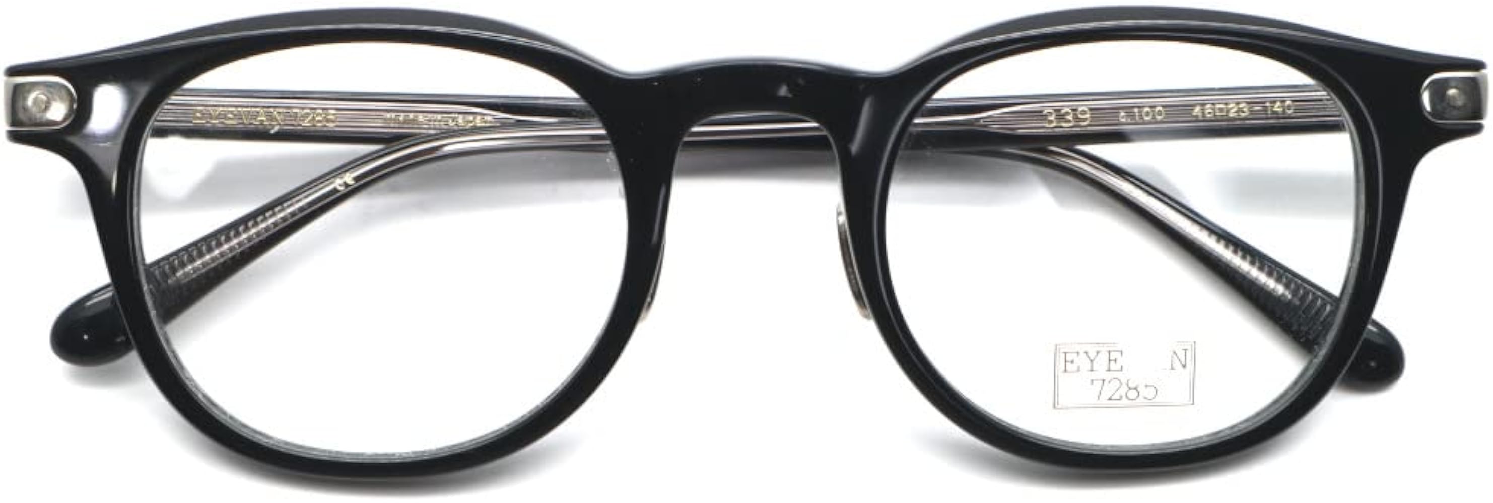 Amazon | 【EYEVAN 7285】アイバン7285 モデル:339 col.100 46サイズ