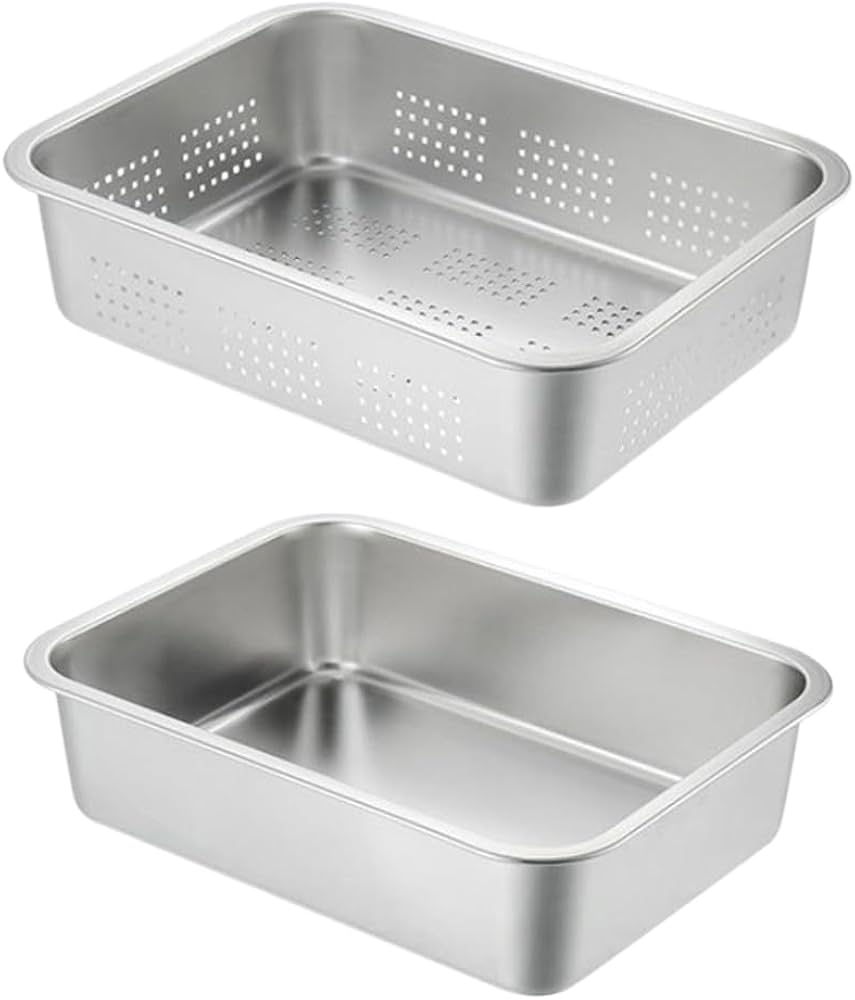 Amazon | Asdays ステンレスバット バット 調理器具 水切り ステンレス