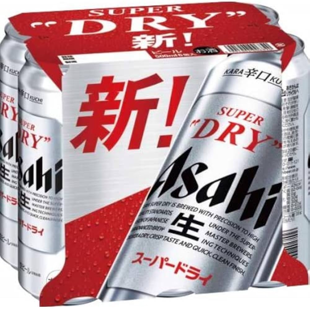 Amazon.co.jp: アサヒ スーパードライ 500ml×6缶パック : 食品・飲料・お酒