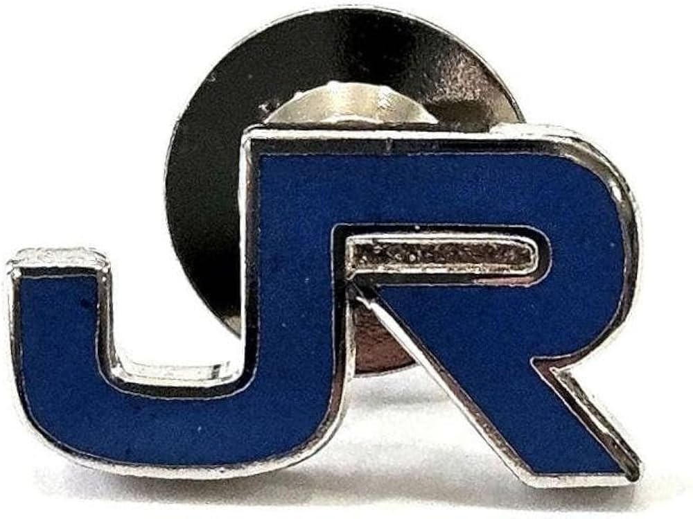 Amazon.co.jp: JR西日本 社章 襟章 バッジ ネイビー : 文房具