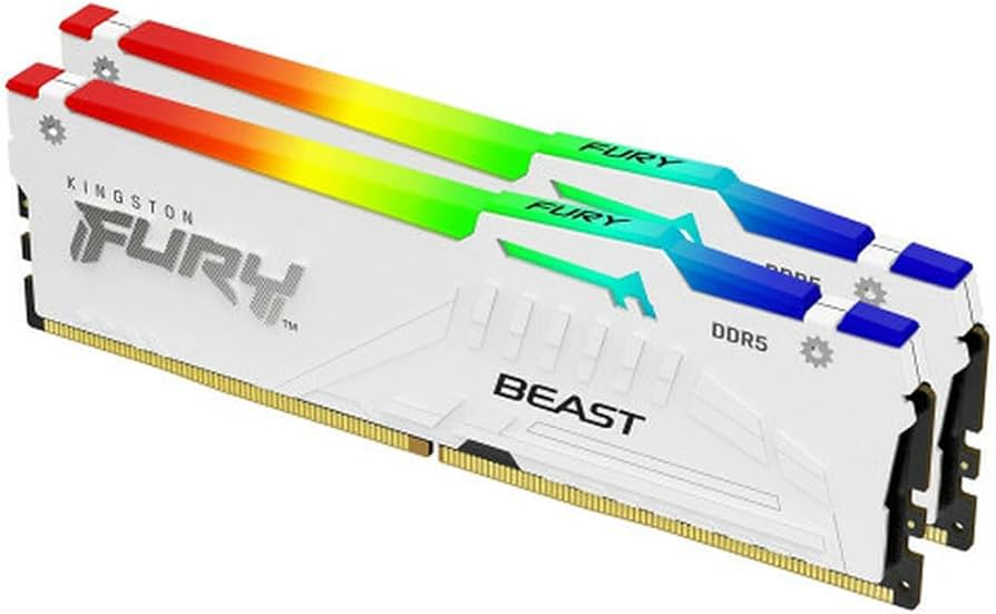 Kingston Fury Beast White RGB Expo 64GB 6000MT/s DDR5 CL30 DIMM