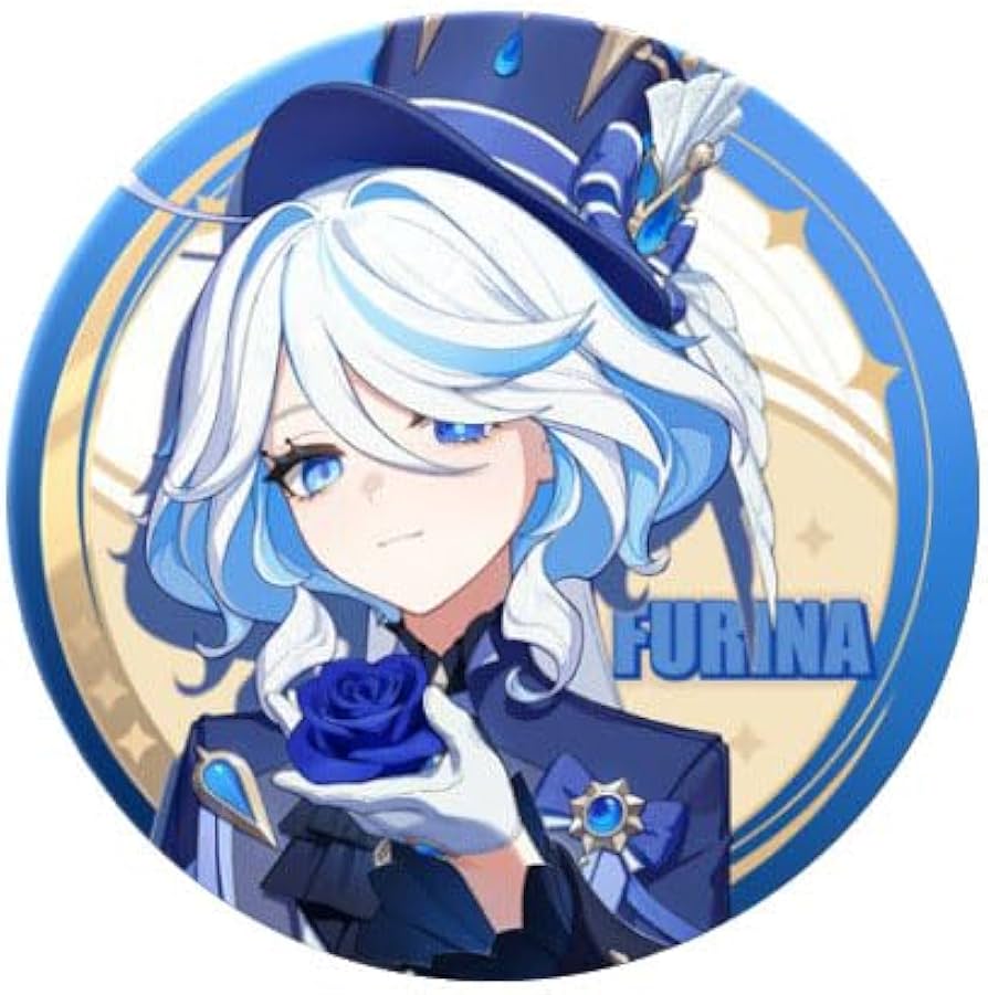 Amazon | 原神 フリーナ 缶バッジ ブローチ 10点セット おしゃれ