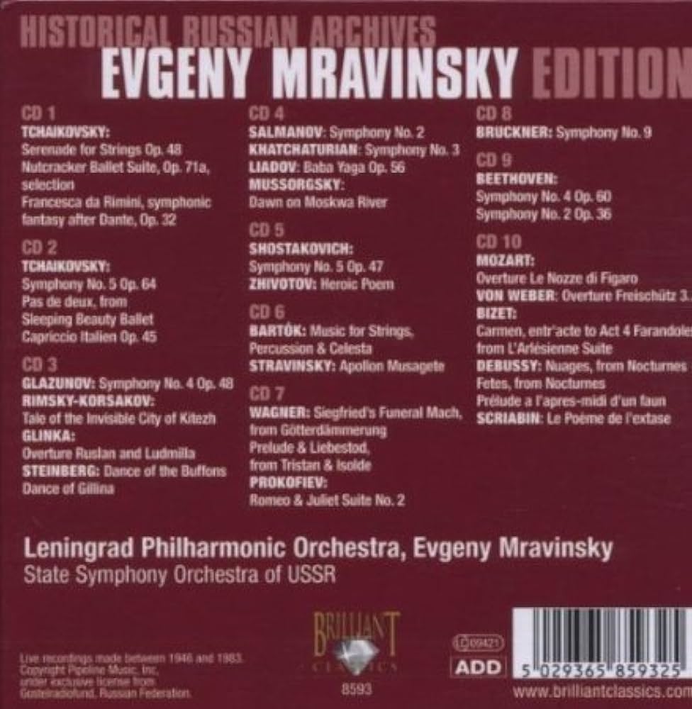 Amazon.co.jp: ムラヴィンスキー・エディション(10枚組): ミュージック