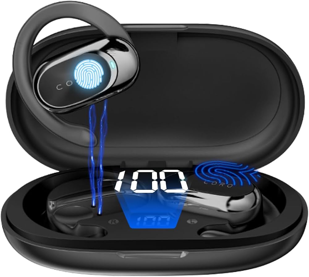 Amazon.co.jp: Bluetooth5.3 ワイヤレスイヤホン 空気伝導 耳を塞が