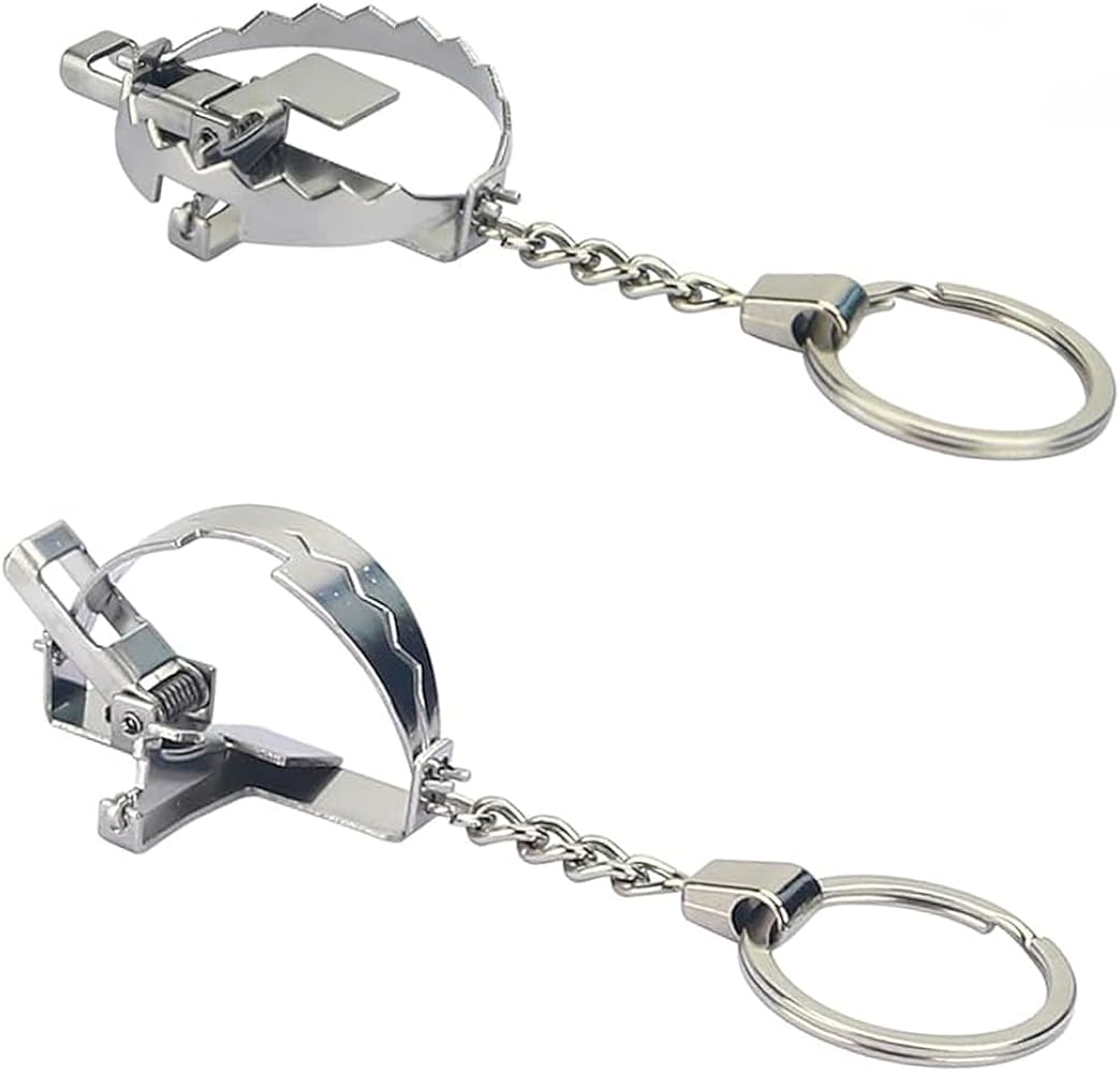 Amazon.co.jp: クマトラップキーチェーン1個 Works Funキーチェーン