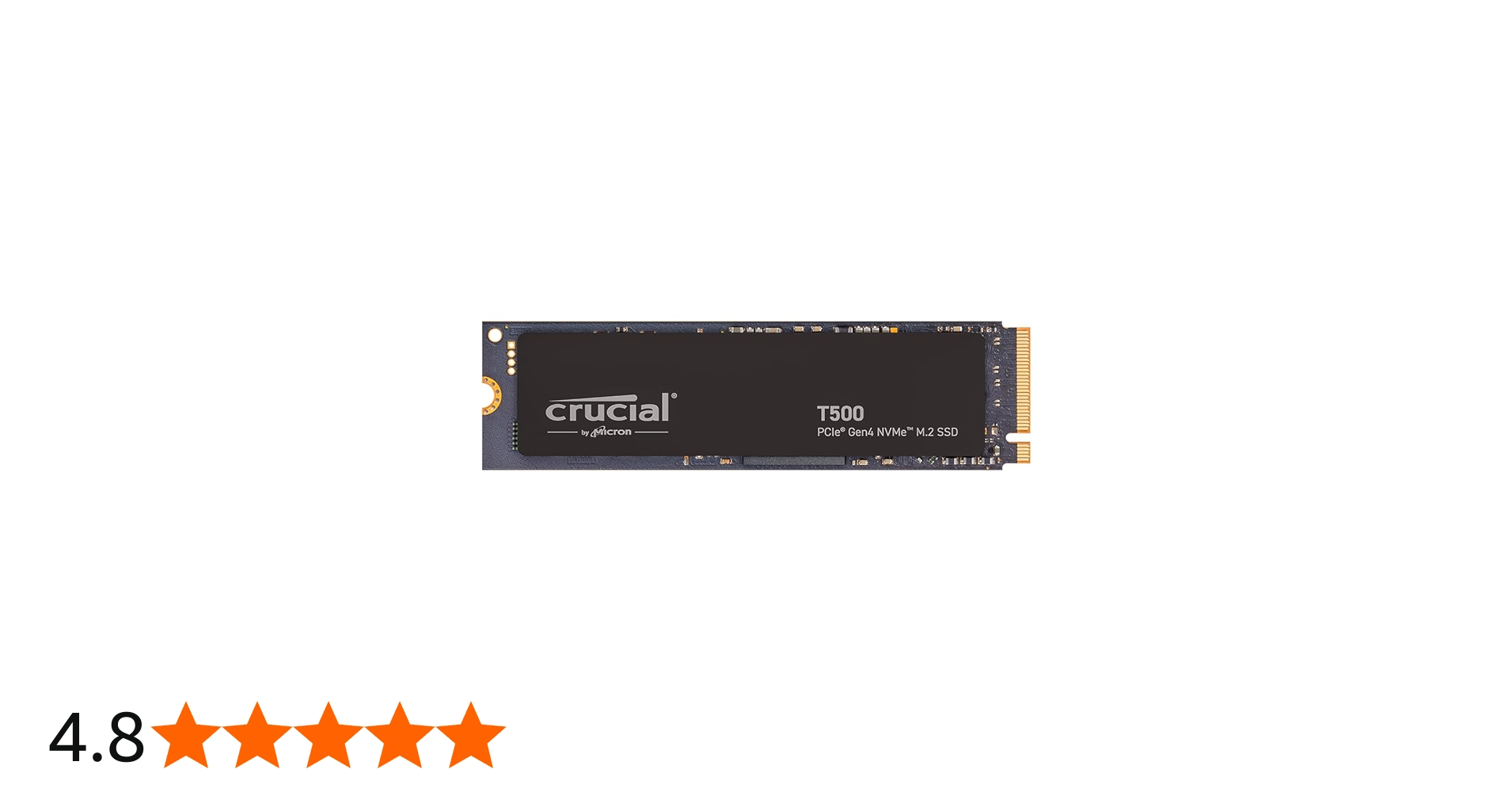 Amazon | Crucial T500 1TB Gen4 NVMe M.2 内蔵型ゲーミングSSD 最大