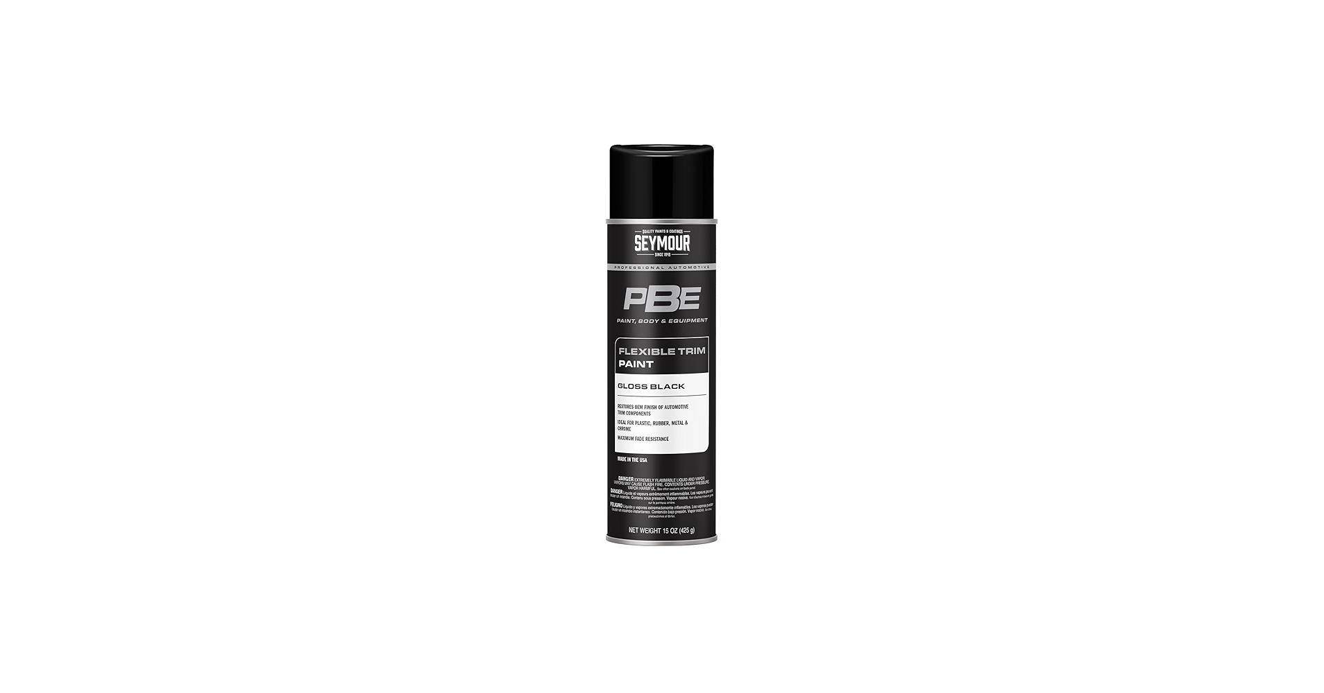 Seymour 20-1677 PBE Professional Trim Spray Paint, Gloss Black