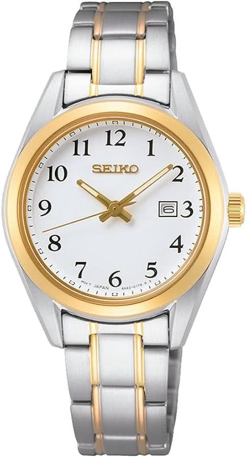Seiko Women's Quartz Dress Watch with Stainless Steel Strap