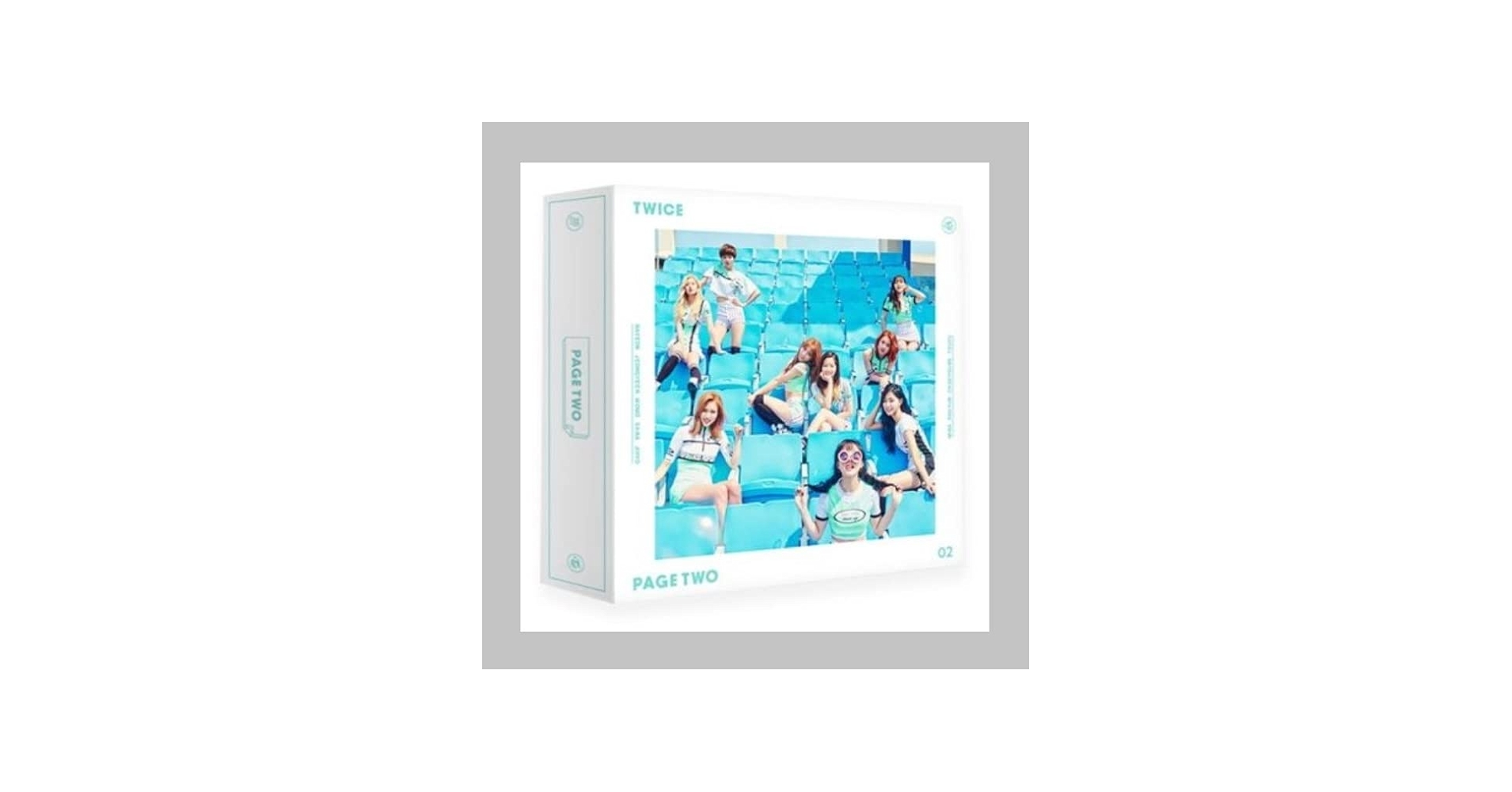 TWICE - TWICE - [PAGE TWO] 2nd Mini Album Mint ver. CD+72p Photo