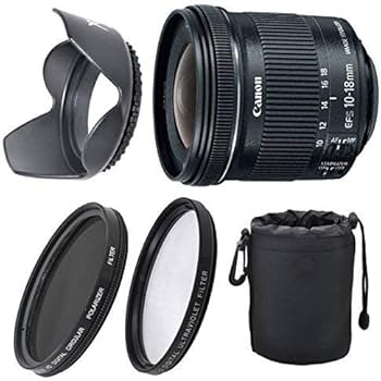Amazon.com : Canon EF-S 10-18mm f/4.5-5.6 is STM Lens Bundle for