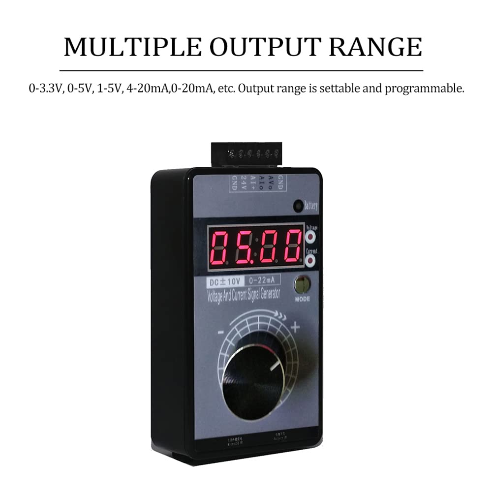 Amazon.co.jp: YUEFU ポータブル信号発生器、ポータブル高精度0-5V 0