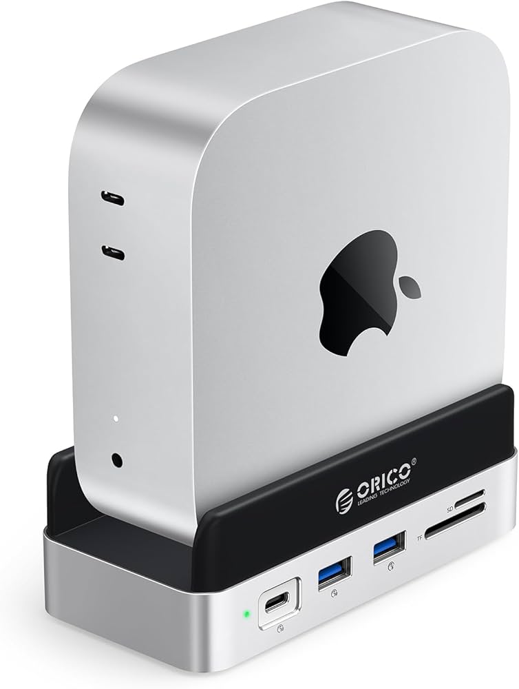 Amazon.co.jp: ORICO MiniDock Mac mini M4用スタンド ドック 10-IN-1