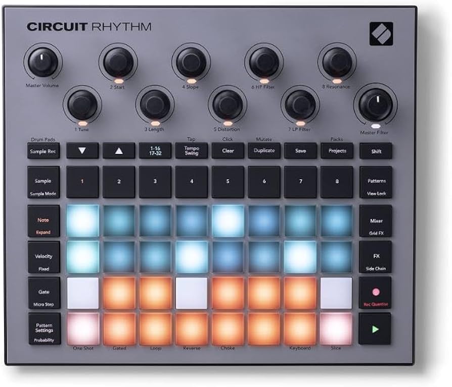 Amazon.com: Novation Circuit Rhythm: Sampler and groovebox with