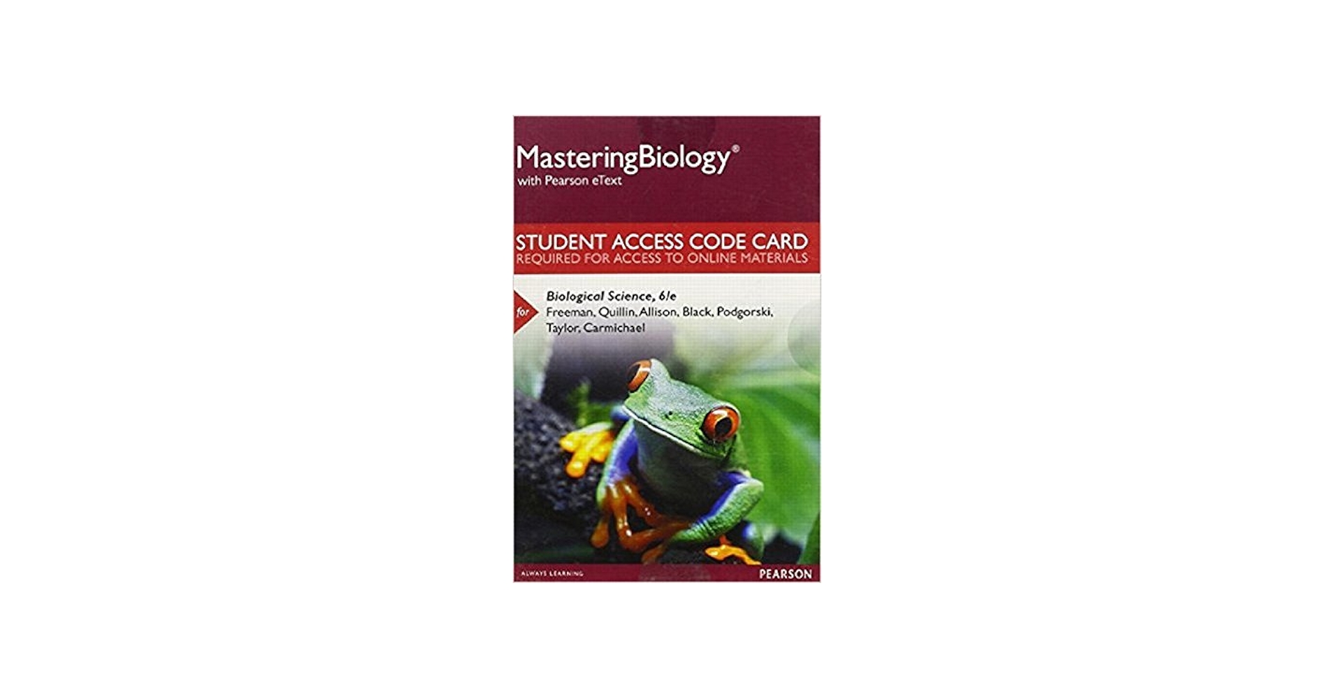 Amazon.com: Mastering Biology with Pearson eText - Standalone