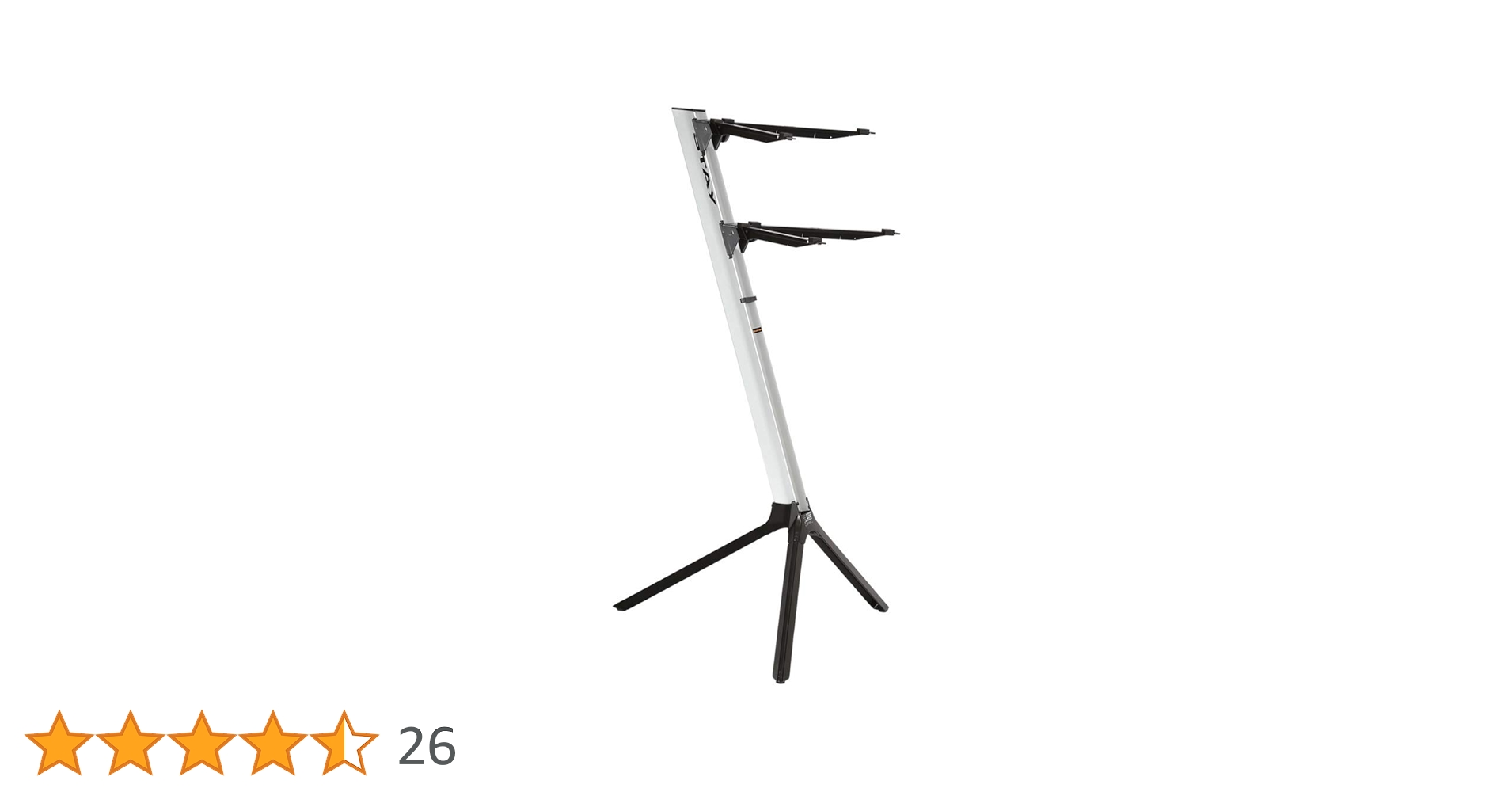 未使用)STAYキーボードスタンドSlim1100/02湾曲型アームブラック STAY