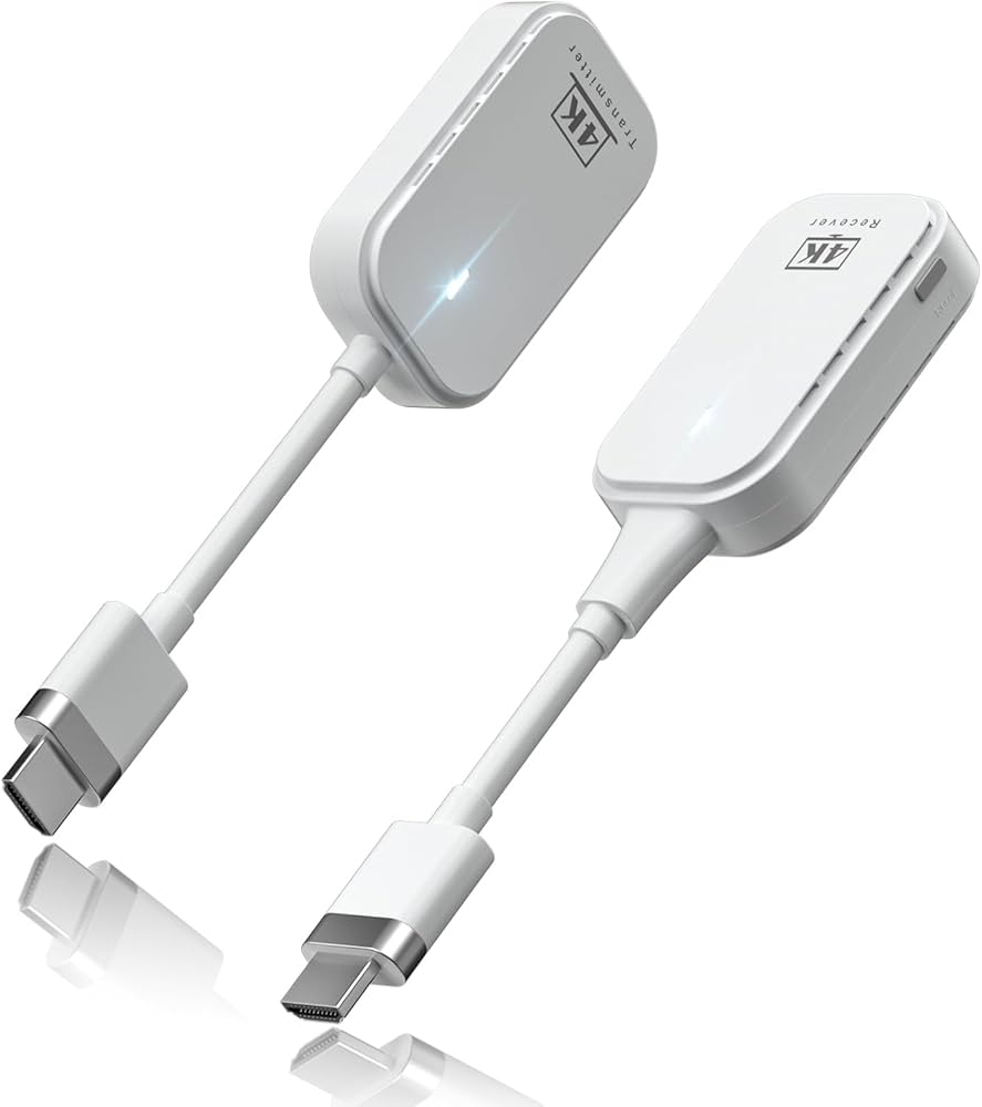 Amazon | 4K ワイヤレスHDMI 送受信機 小型 4K/5Ghz 収納に便利 無線化