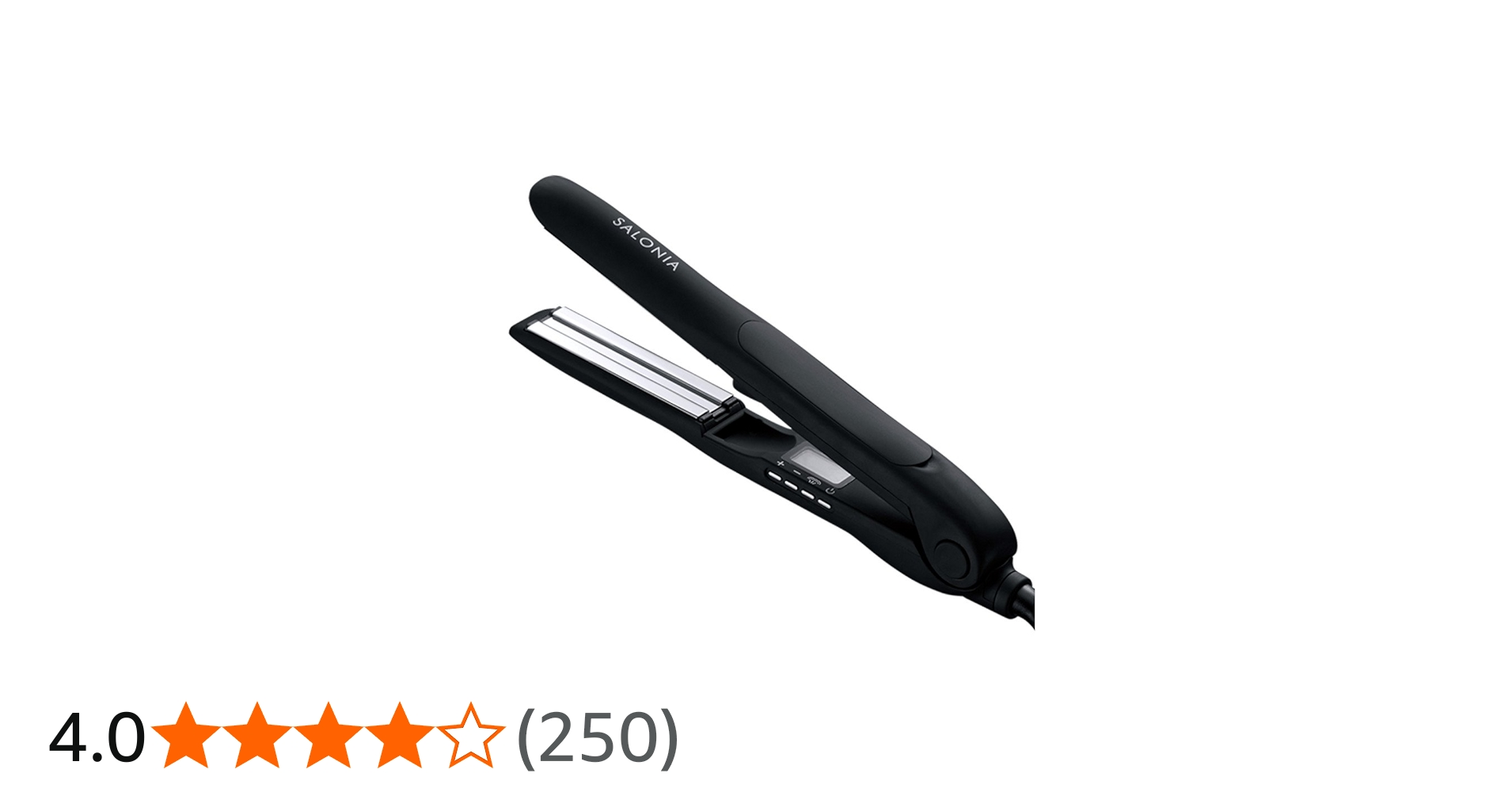 Amazon | SALONIA サロニア スチームモイスチャーストレートアイロン