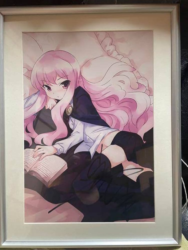 ゼロの使い魔 完結記念展 直筆サイン入り ゼロの使い魔 ルイズ 兎