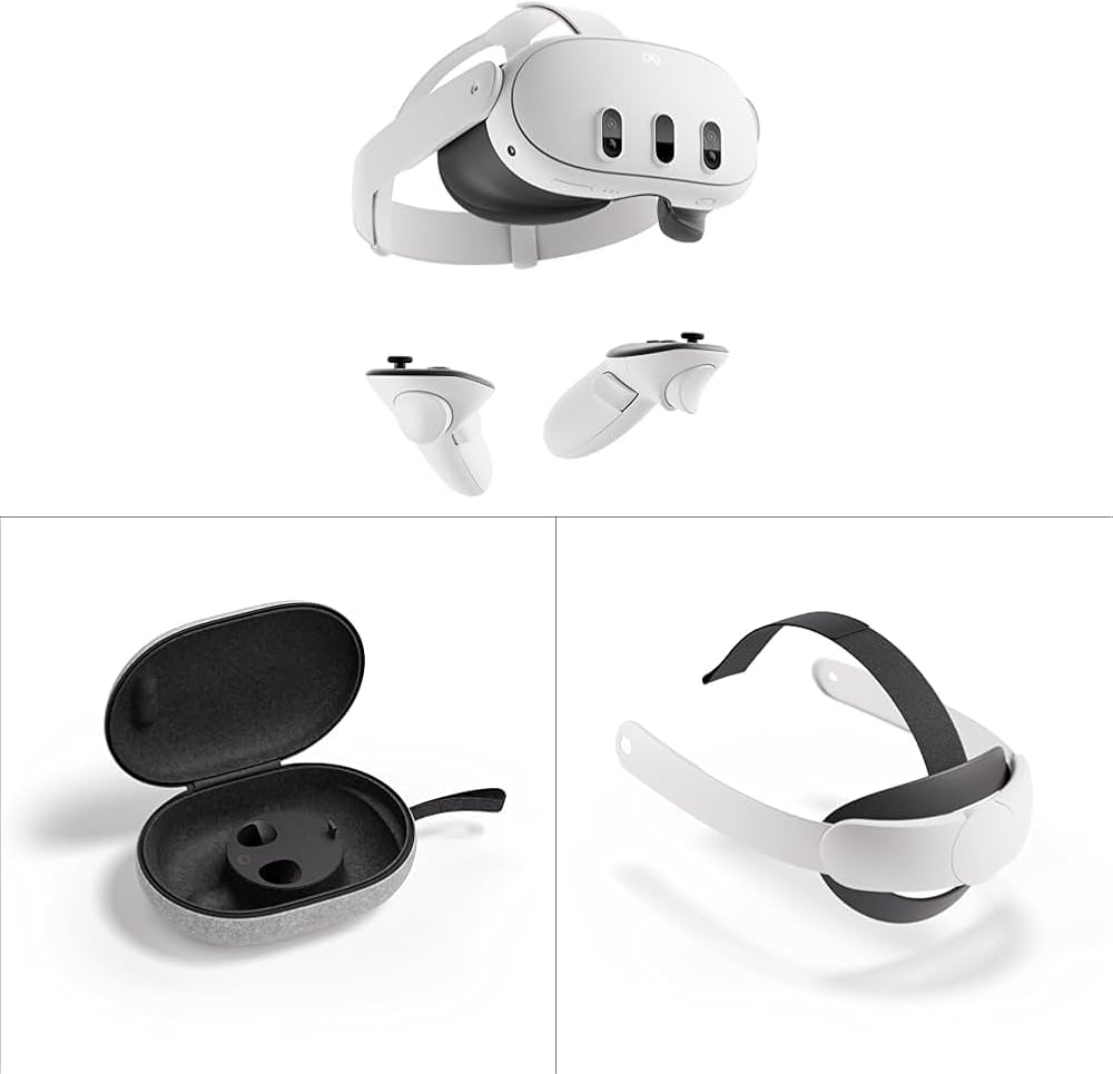 Amazon.co.jp: Meta Quest 3 128GB + Eliteストラップ + 携帯用ケース