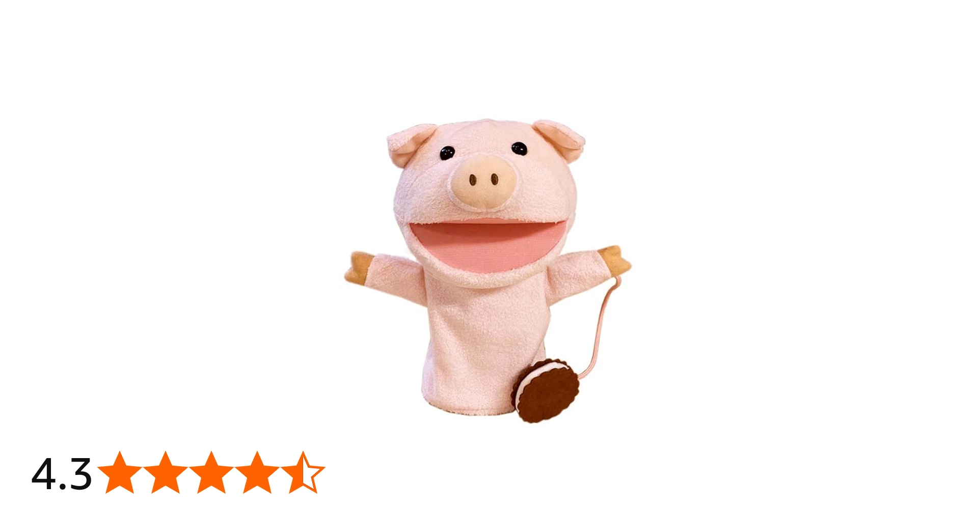 Amazon.co.jp: モンスイユ ぬいぐるみ ブタ パペット 10716 : おもちゃ