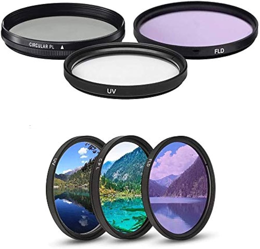 Amazon.com : 72mm 3 Piece Camera Lens Filter Kit with UV, CPL