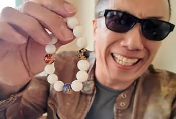 Amazon.co.jp: NEW 本物 長渕 剛さん お気に入り ホワイト 数珠