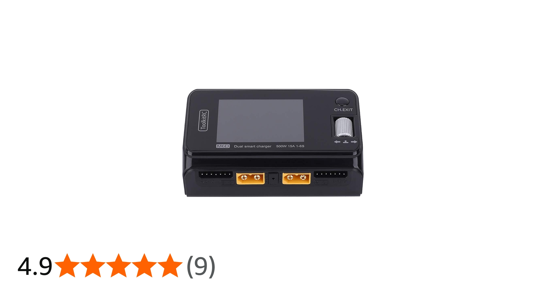 Amazon | ToolkitRC M6D 500W 15A DCデュアルチャンネルMINIスマート充