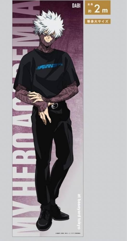 Amazon.co.jp: ヒロアカ 荼毘 ベースヤード 等身大メガクリアポスター