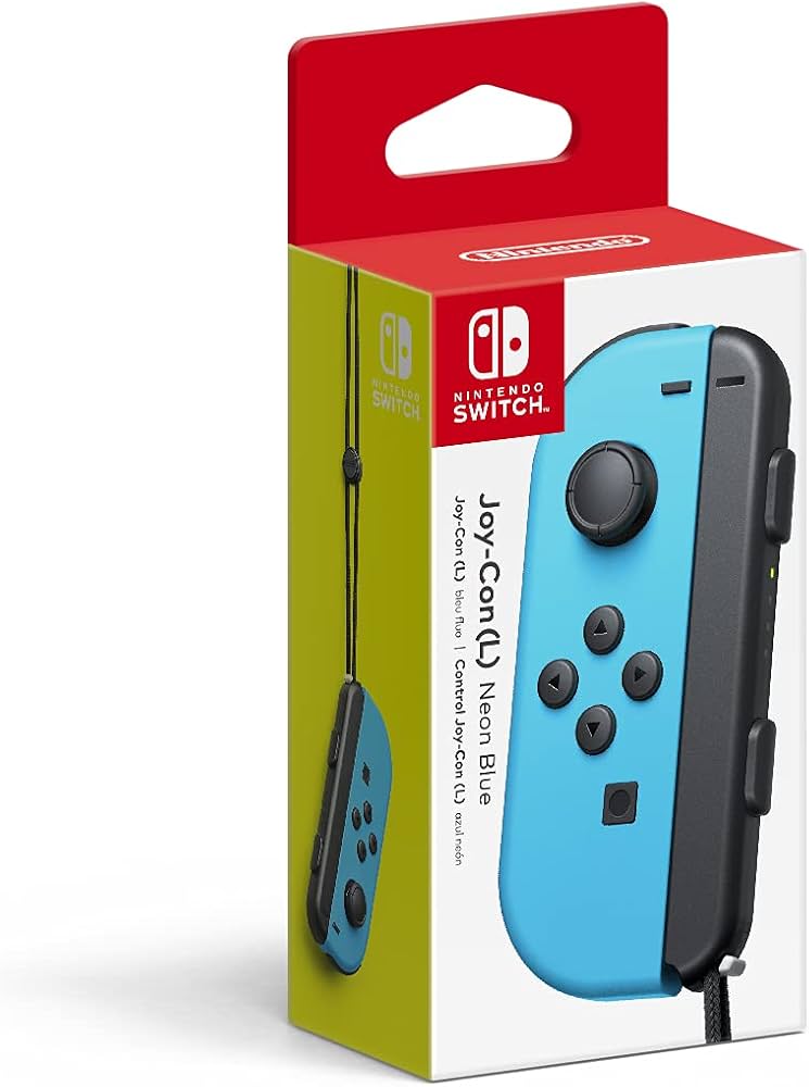 Amazon.com: Nintendo Joy-Con (L) - Neon Blue - Nintendo Switch