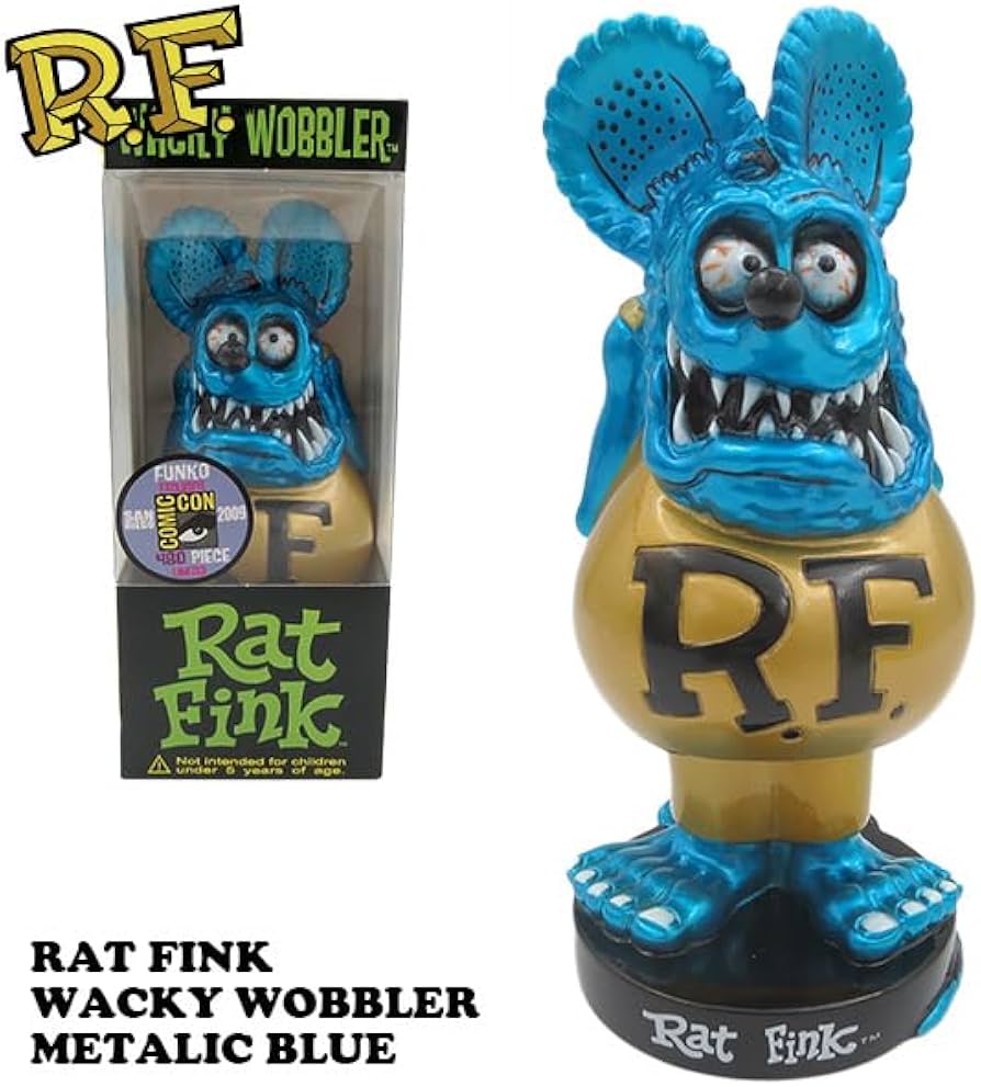 Amazon.co.jp: FUNKO Wacky Wobbler RAT FINK （メタリックブルー